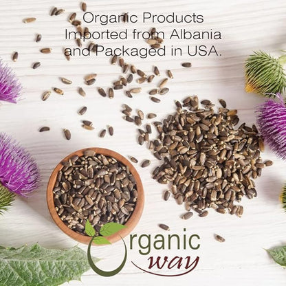 Organic Way Whole Milk Thistle Seeds (4 Ounce 1)