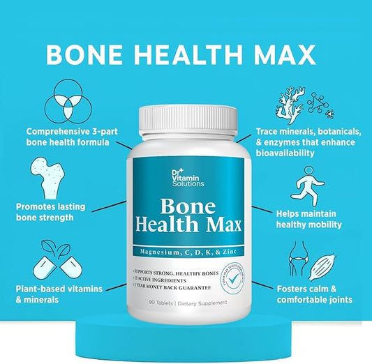 Bone Health Max D3, Bromelain 90 Tablets