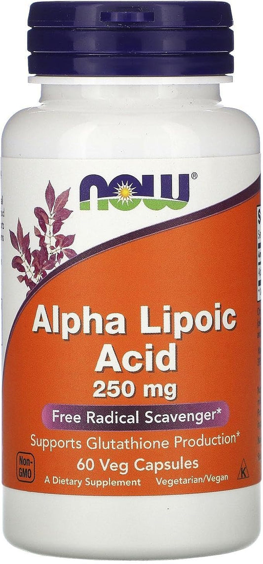Now Foods Alpha Lipoic Acid 250mg, 60 CT