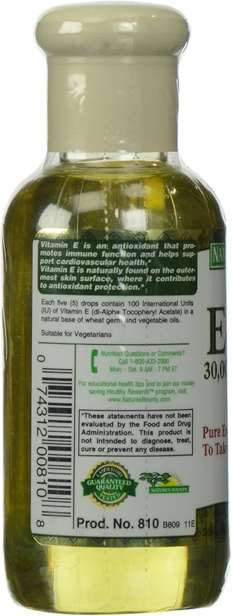 Nature's Bounty E Oil 30, 000iu, 2.5 Fl.