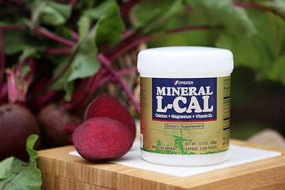 Umeken Mineral L-Cal Supplement, Large bottle, 6 month D3 and 360g, 3600 3600 Balls 2)
