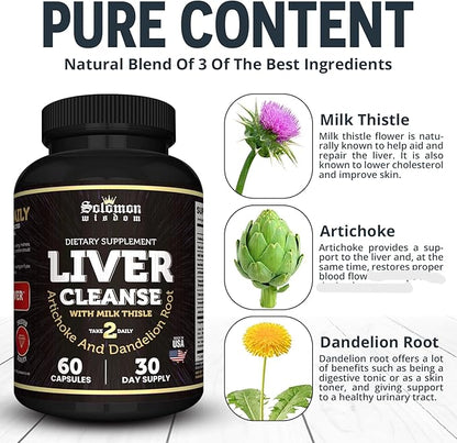 Liver Cleanse Detox & Repair Formula 60 Liver