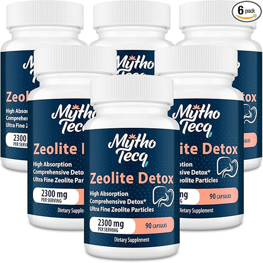 69,000 MG Zeolite Detox, Activated Charcoal, Detox-540 Caps