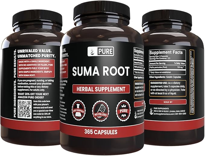 Pure Original Ingredients Suma Root (365