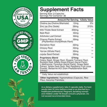 Milk Thistle Liver Support Supplement