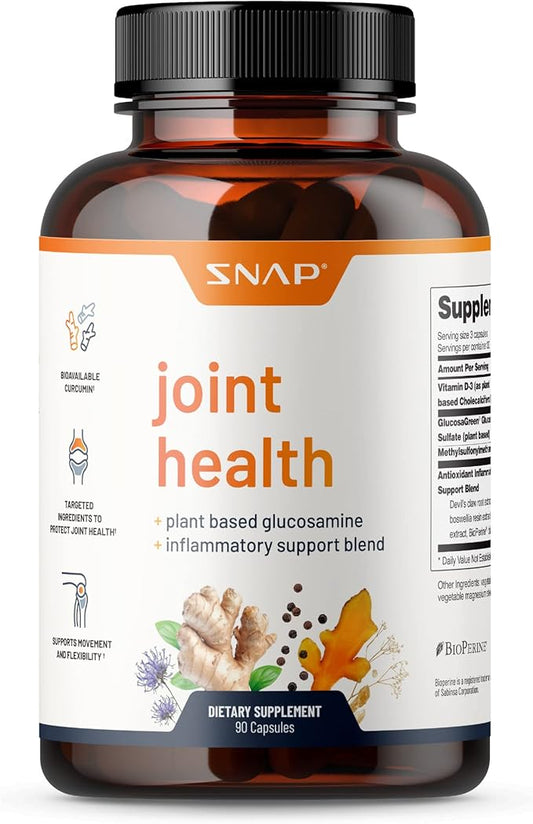 Snap Supplements Joint Health Support Supplement, 90 Capsules