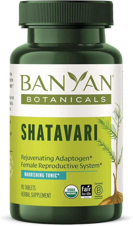 Banyan Botanicals Shatavari Tablets – Organic 90 Tablets