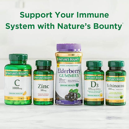 Nature's Bounty Vitamin C Tablets, Vitamin 500mg, 100 100 Count