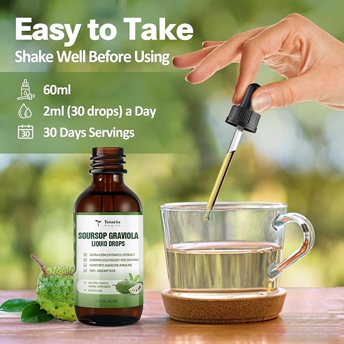 (2 FL) Soursop Graviola Leaves Liquid