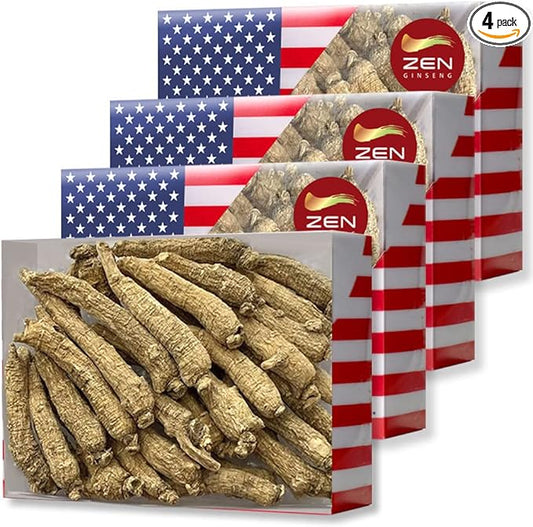 4 Boxes of Hand Selected American (4oz/Box) 西洋参/花旗参 (16 Oz. 4))
