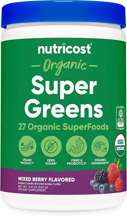 Nutricost Organic Super Greens Powder (30