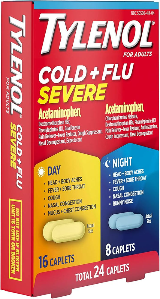 Tylenol Cold + Flu Severe Day 24 Count