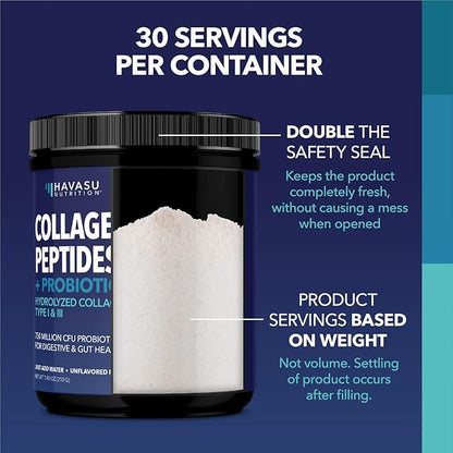 Collagen Peptides Powder with Probiotics GLP-1 Nutritional