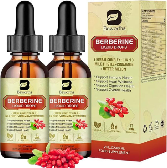 Premium Berberine Supplement Support-2 Pack