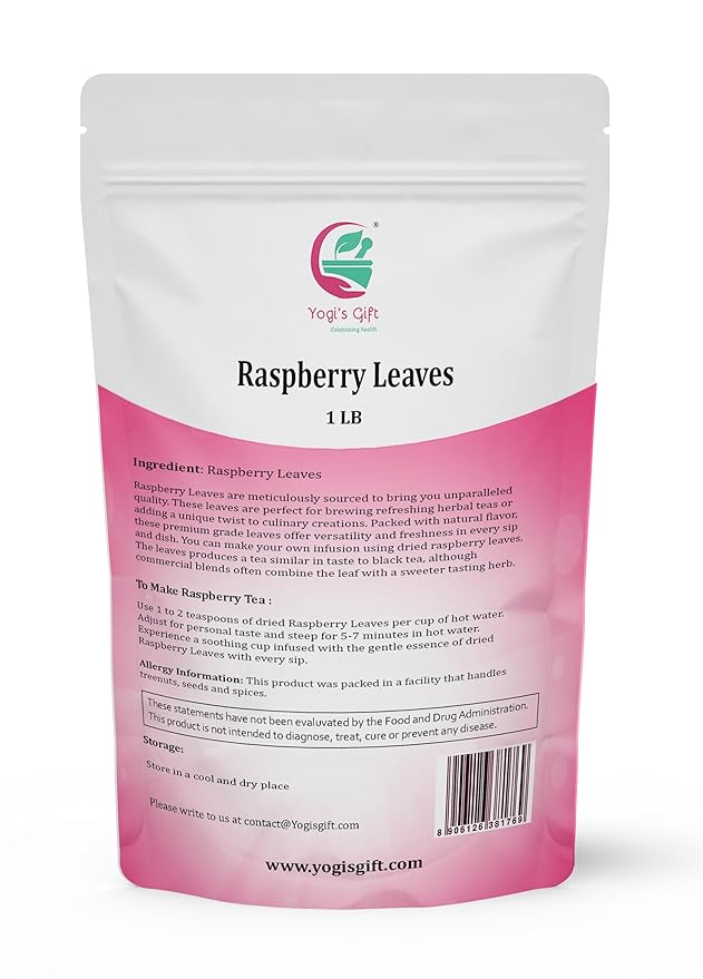 Raspberry Leaf tea 1 LB 100% Pure