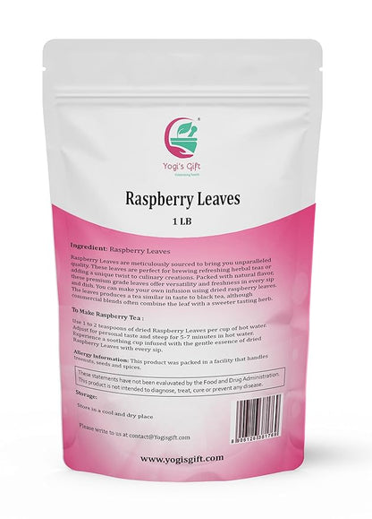 Raspberry Leaf tea 1 LB 100% Pure