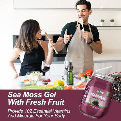 (18 OZ) Irish Elderberry Sea Moss 102 Vitamins