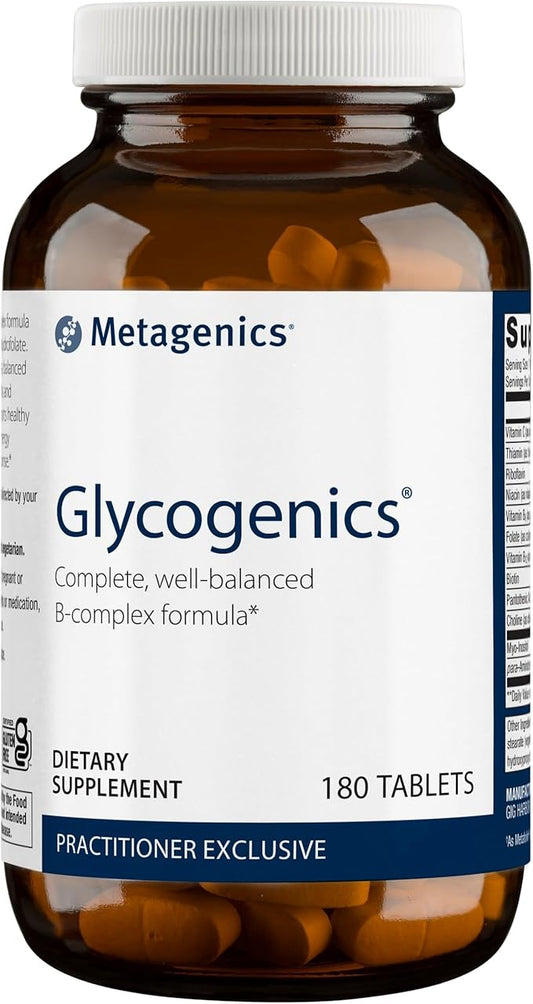 Metagenics Glycogenics - B Vitamin Complex B6 & B12 - 180 Count