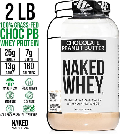 Whey Chocolate Peanut Butter Protein Powder, 21 Servings