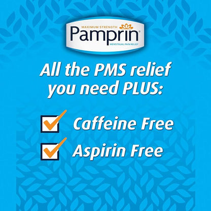 Pamprin Multi-Symptom Formula, with Acetaminophen, Menstrual 40 Caplets