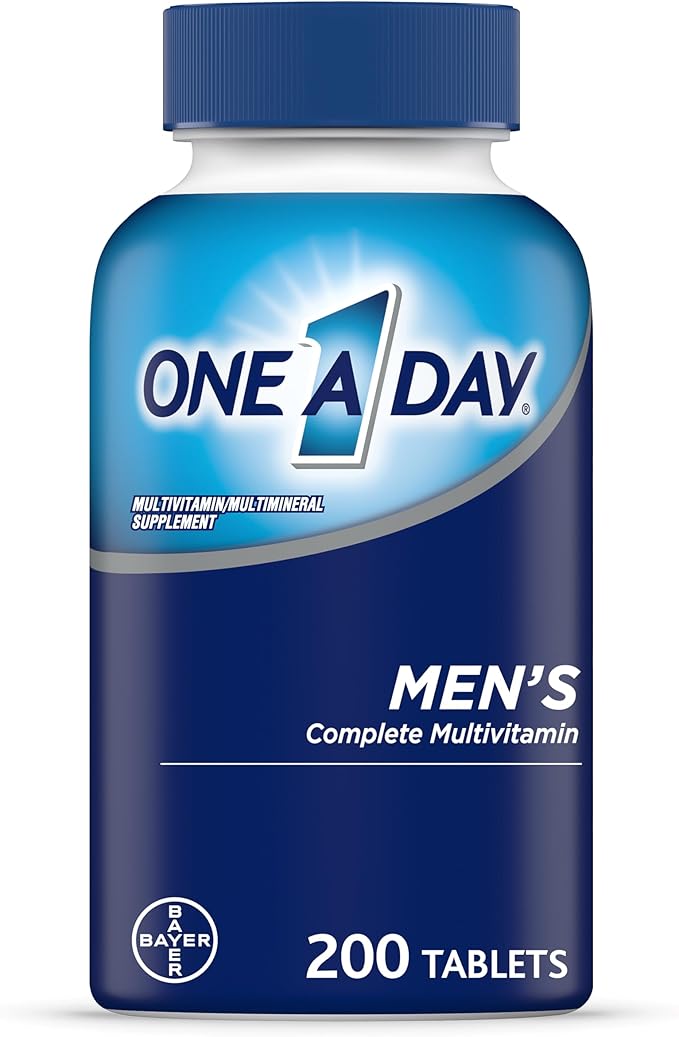 One A Day Men’s Multivitamin, Supplement B12, Calcium 200 count