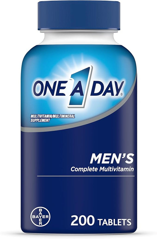One A Day Men’s Multivitamin, Supplement B12, Calcium 200 count