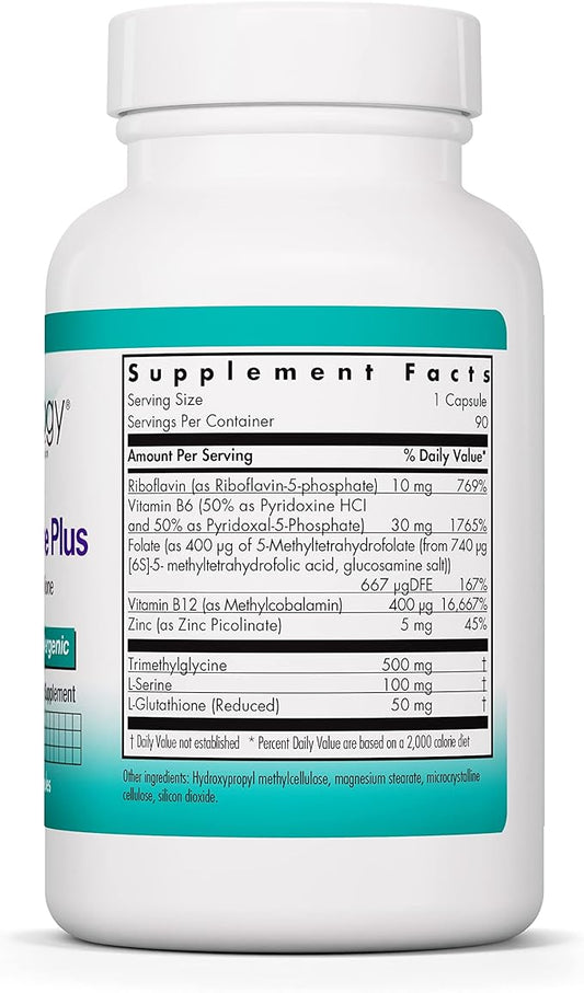 Nutricology Homocysteine Plus Supplement 90 Count