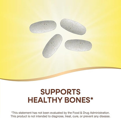 Nature's Way Alive! Calcium Max Absorption, D3 & K2, Magnesium, 60 Tablets