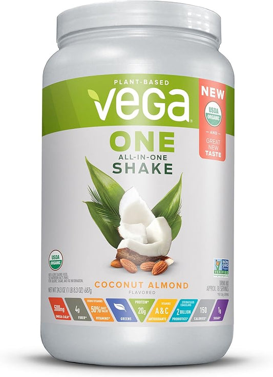 Vega One, Organic All-in-One Shake Coconut 24.3 Ounce