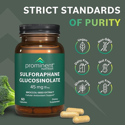 Sulforaphane Glucosinolate Supplement 45 mg, 30 Day