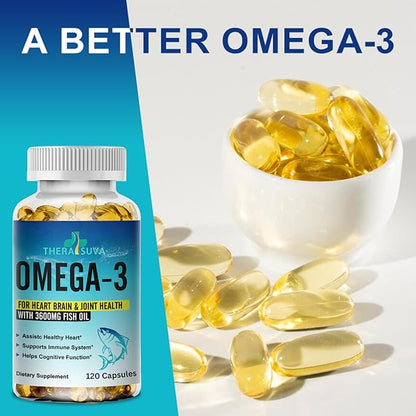 Triple Strength Omega-3 2160mg + EPA 1296mg + 864mg + 120 Softgels, 60 Day
