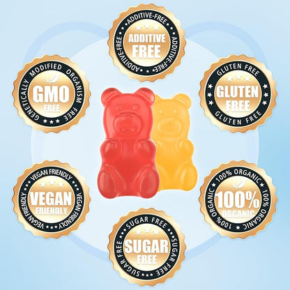 softbear Potassium Gummies for Adults, High Absorption Potassium Magnesium Supplement with Vitamin B6 CoQ10 for Leg Cramps & Muscle Health Sugar-Free Vegan Mixed Fruit Flavor 60 Gummies