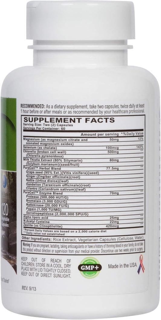 PuraCell Detox Maximum Strength Cleanse Supplement (120 Count)