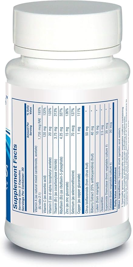 Biotics Research Optic Plus Eye Vitamin 60 capsules