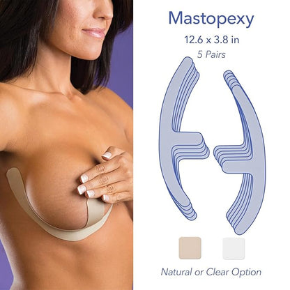 Epi-Derm Mastopexy Anchor Shape Silicone Scar 5 Pairs,