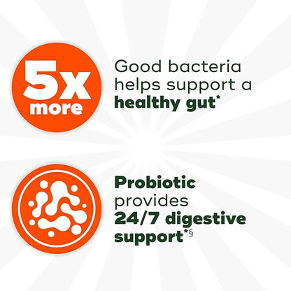 Align Probiotic Extra Strength, Probiotics for Women and Men, #1 Doctor Recommended Brand‡, 5X More Good Bacteria^ to Help Support a Healthy Digestive System*, 42 Capsules (Packaging May Vary)