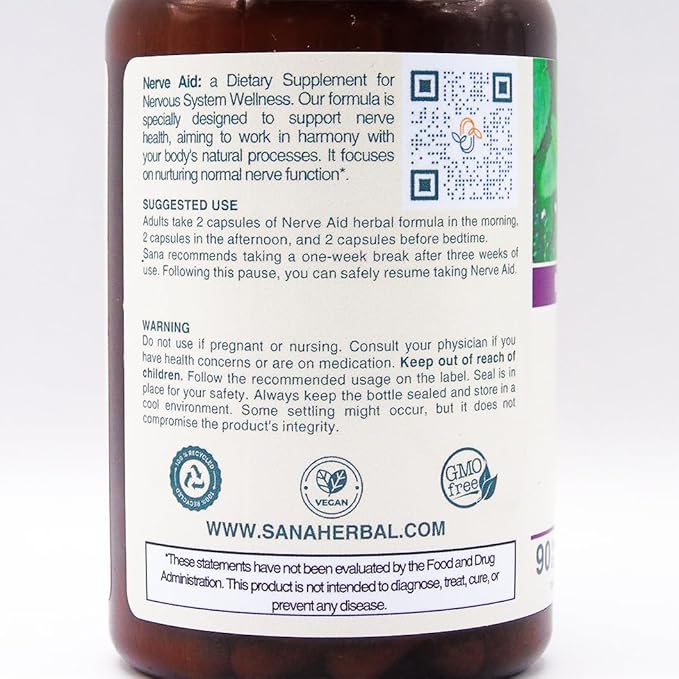 New Nerve AID 6-Element, No-Adverse-Effects