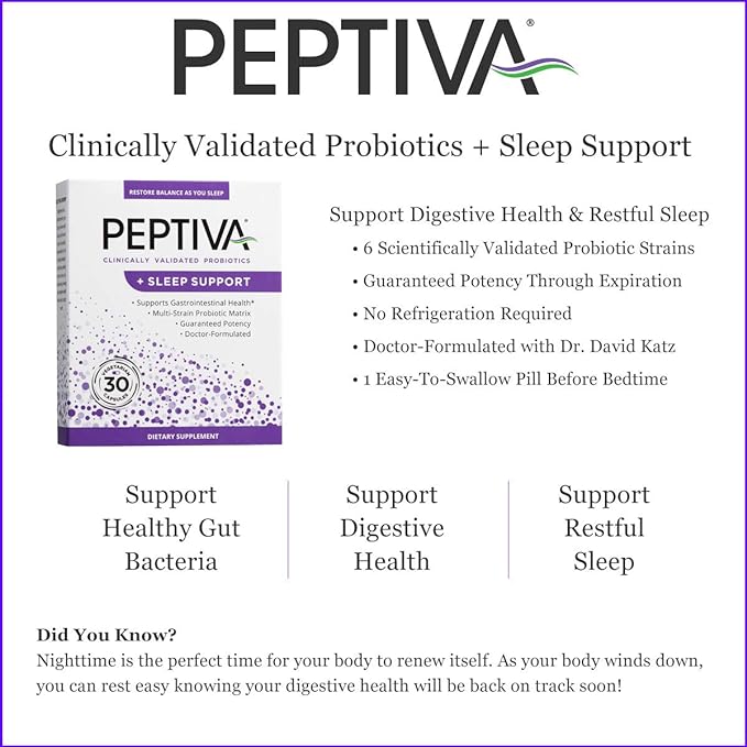 Peptiva 26 Billion CFU Probiotic and 30 Count