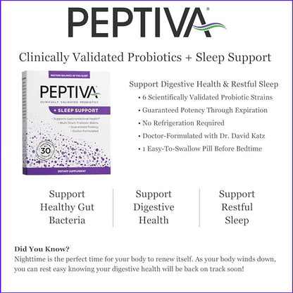 Peptiva 26 Billion CFU Probiotic and 30 Count