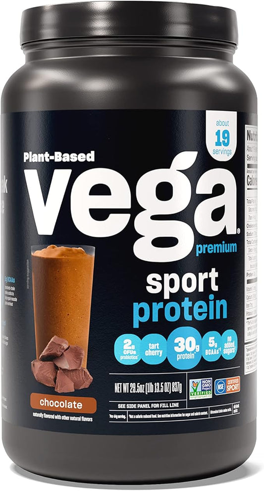 Vega Premium Sport Protein Chocolate Protein 29.5 oz