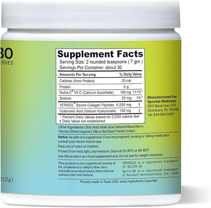 Hydrolyzed Collagen Powder [3-Pack of 30-Serves] VERISOL