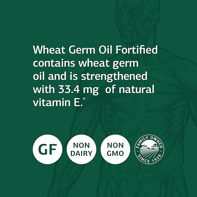 Standard Process Wheat Germ Oil Fortified 80 Softgels