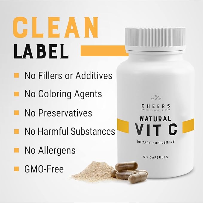 CHEERS - Vitamin C, Natural Immune 1000 mg 90 Capsules