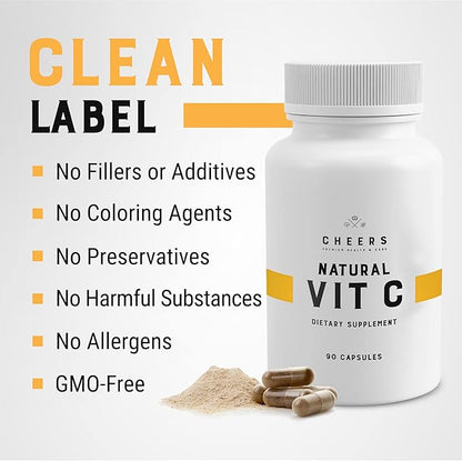 CHEERS - Vitamin C, Natural Immune 1000 mg 90 Capsules