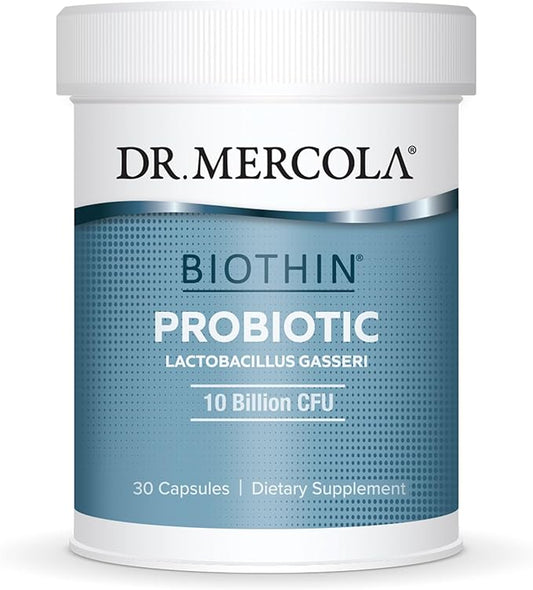 Dr. Mercola Biothin Probiotic 10 Billion 30 Servings (30 Capsules),