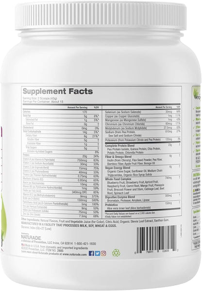 Vegansmart Naturade Plant Based Vegan Protein Powder (15 Servings)