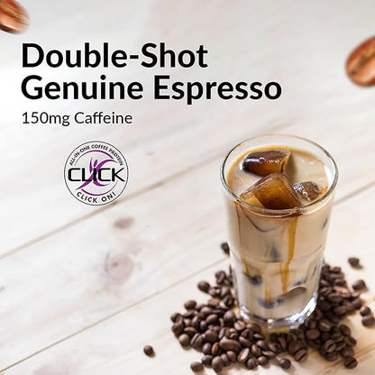 CLICK Coffee Protein Powder 16g Protein 23 Essential 150mg Caffeine