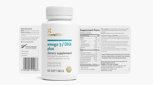 Xtendlife, Omega 3 DHA Plus, Full 700mg of 60 Soft