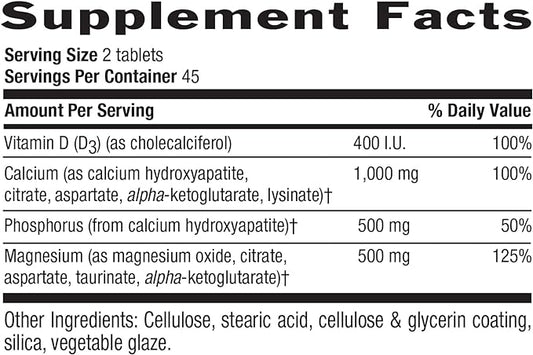 Country Life - Target-Mins Calcium Magnesium Complex with Vitamin D3-90 Tablets