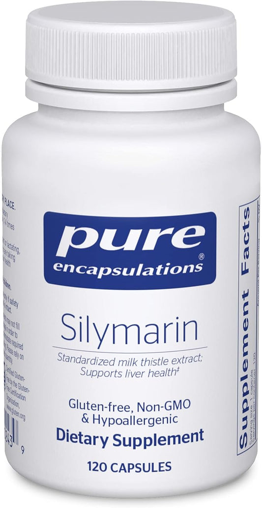Pure Encapsulations Silymarin 250 mg 120 Capsules